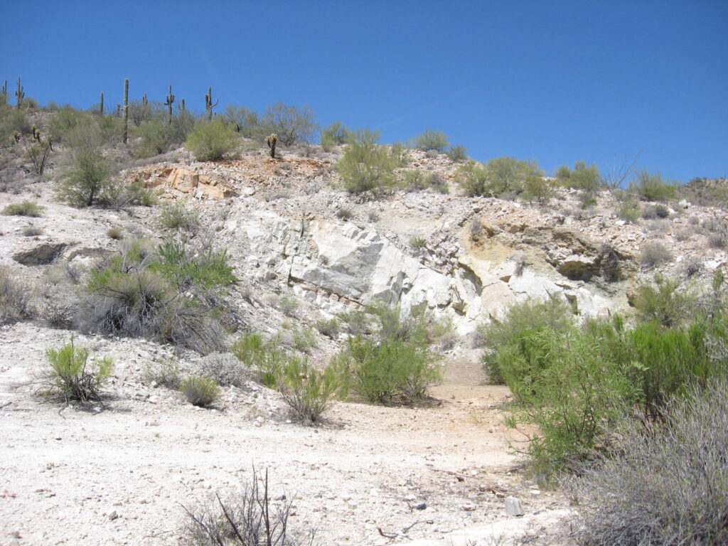 The Sunset South Magnesite mine.