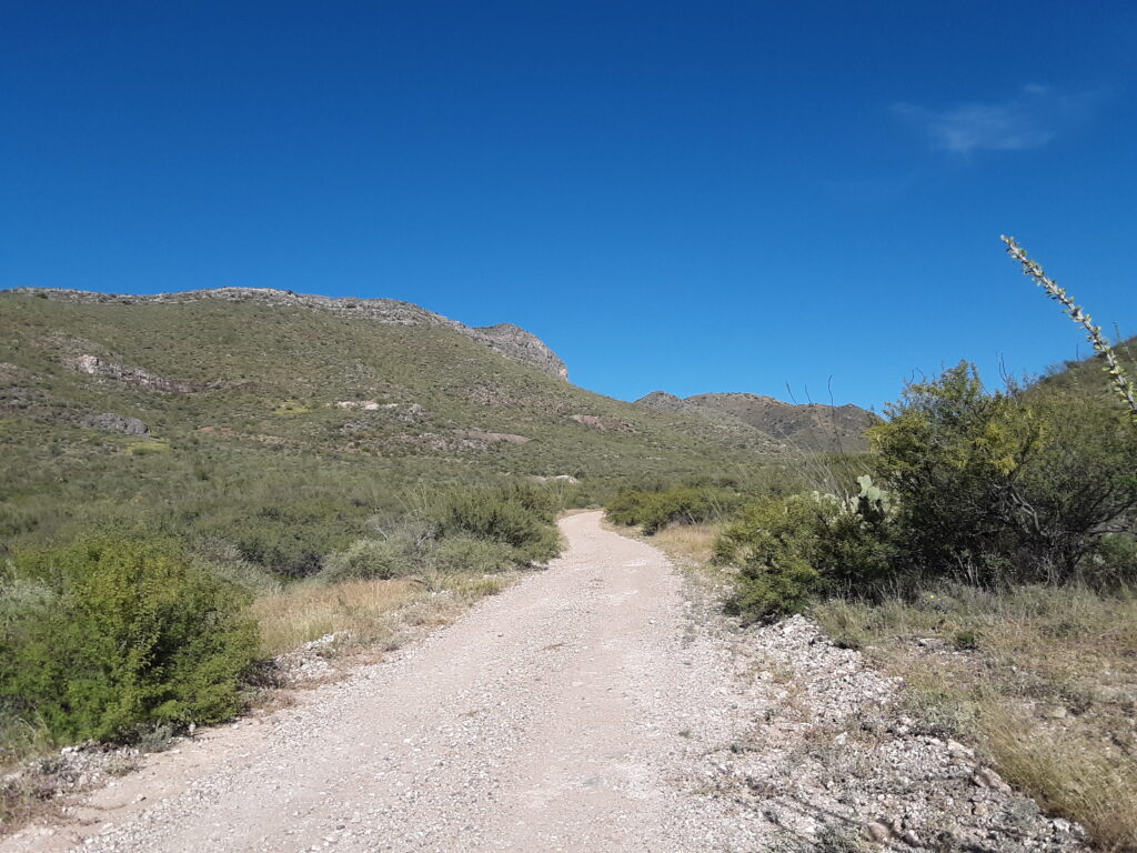 On my way up to the world famous Glove Mine.