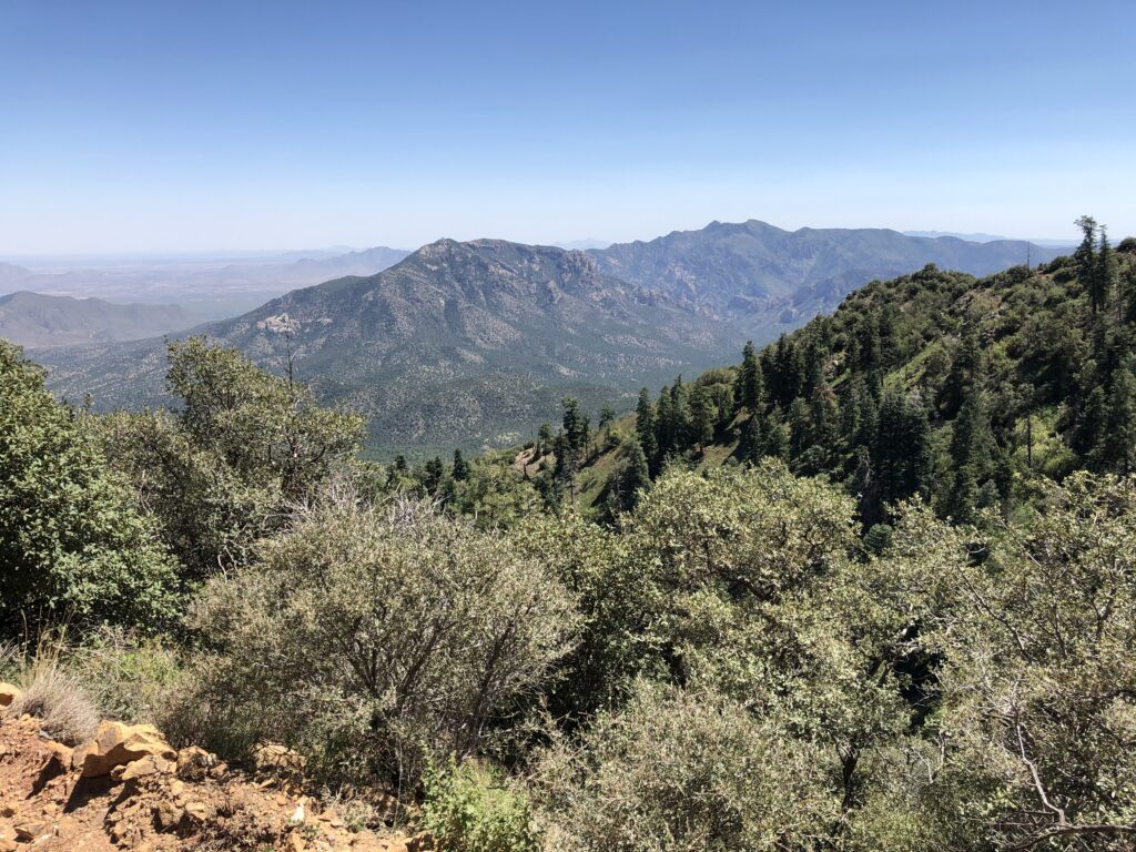 Beautiful view heading up to the mine.